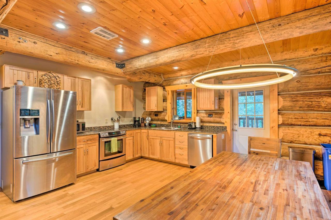 Riverfront Gold Bar Log Cabin Near Stevens Pass! Ngoại thất bức ảnh